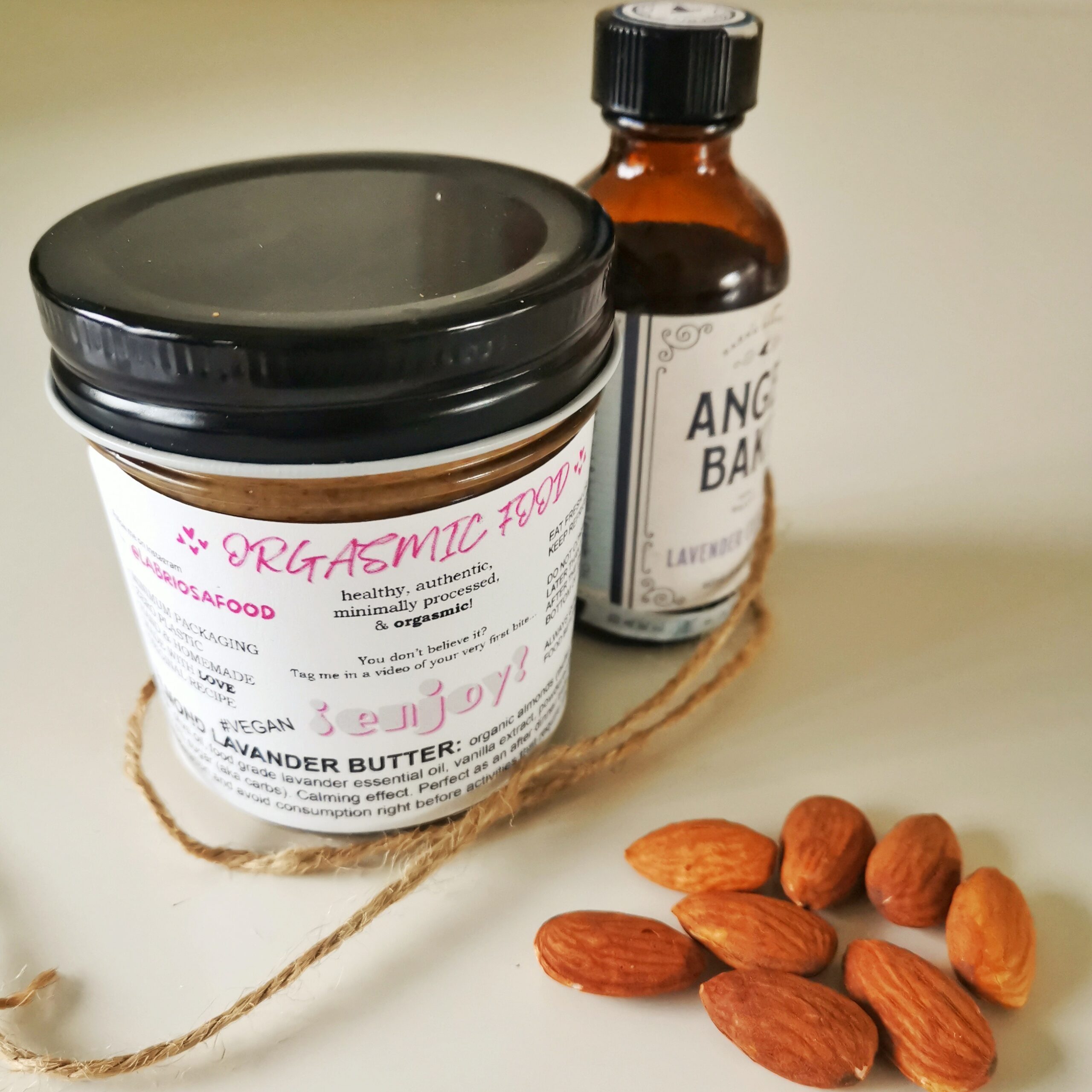 almonds lavender butter orgasmic food