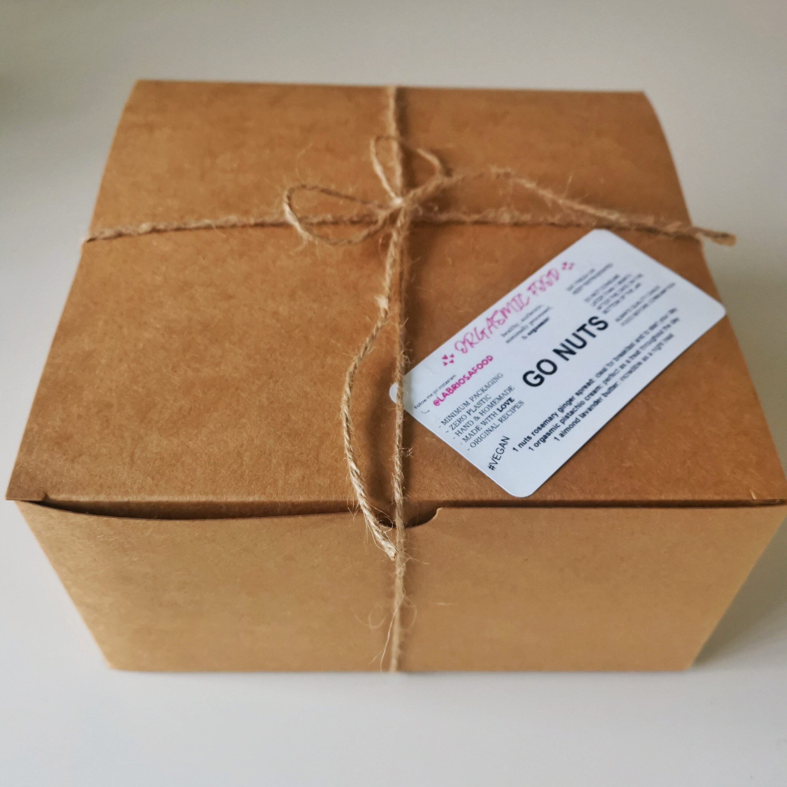 go nuts package orgasmic food