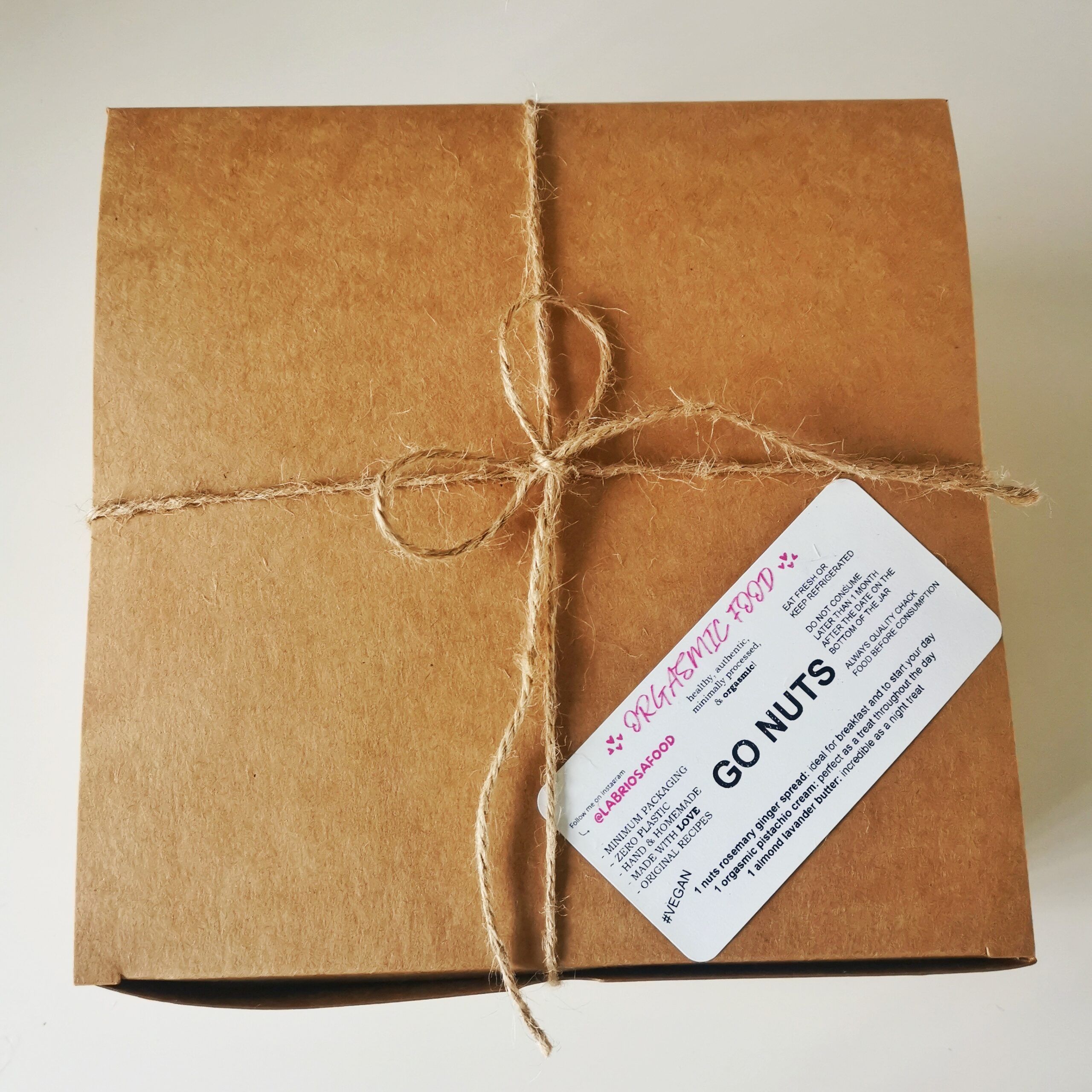 go nuts package orgasmic food