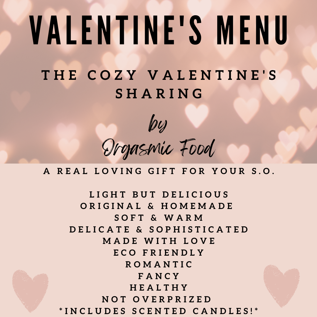 the cozy valentine's sharing la briosa food orgasmic food
